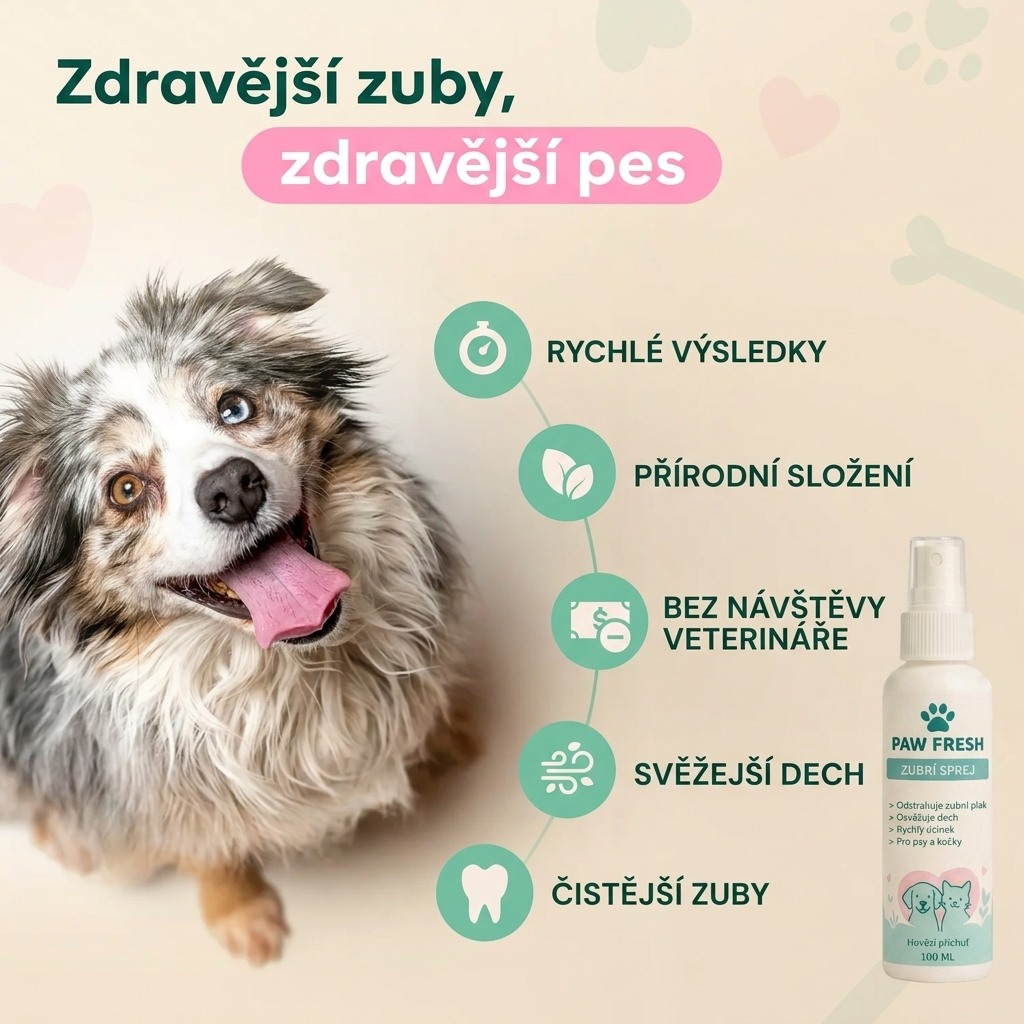Dentaclean Sprej - Paw Fresh