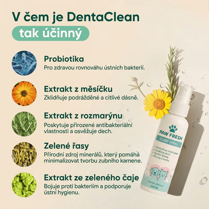 Dentaclean Sprej - Paw Fresh